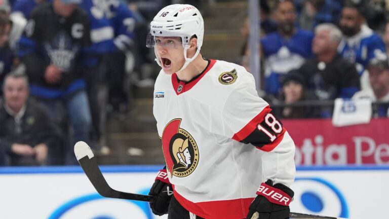 ‘I feel I’ve a giant upside’: Senators Stutzle able to fill famous person position