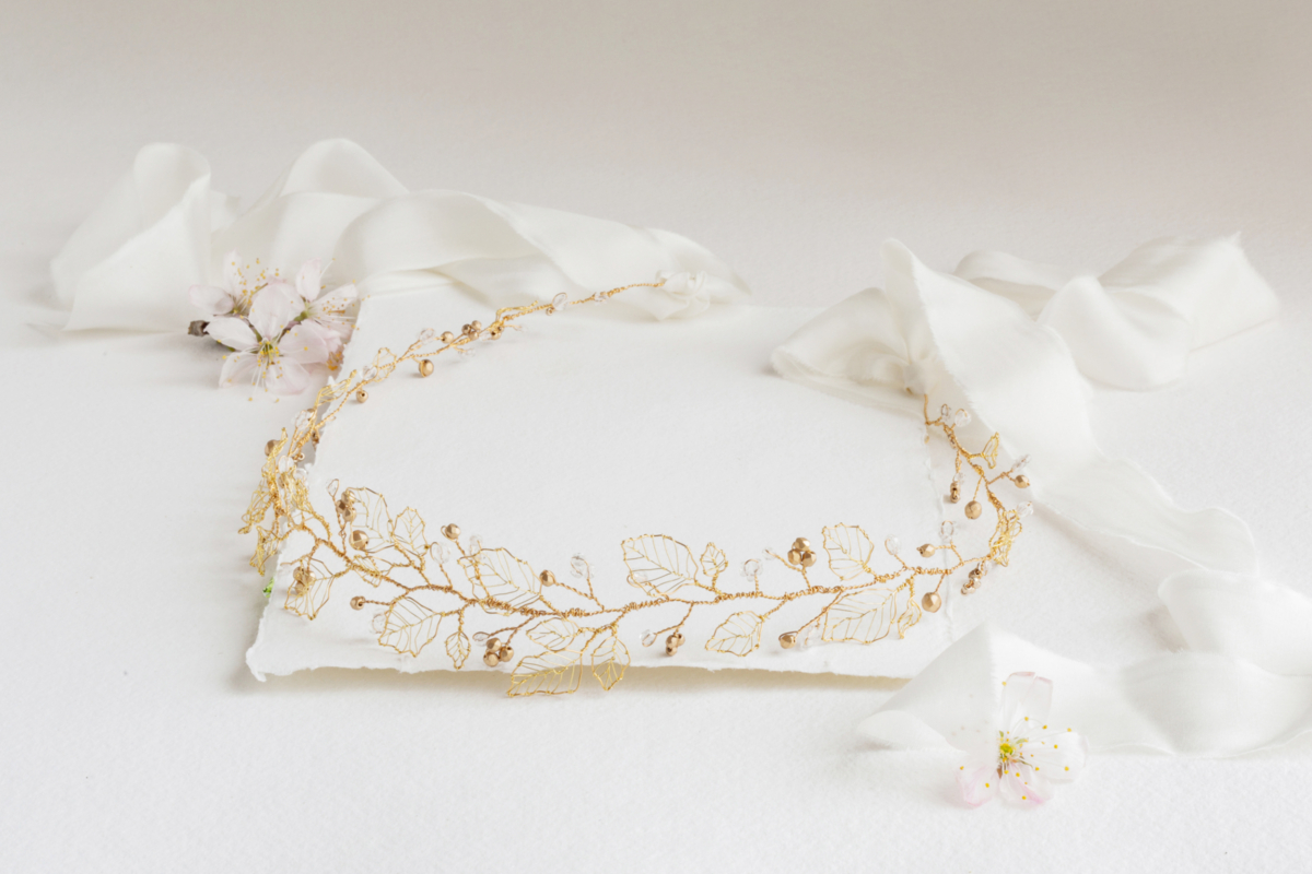 Handmade Bridal Accessories by Judith Brown – Delicate, Elegant & Timeless 14 Judith Brown Bridal Elisabetta hair vine 2400x1600 1