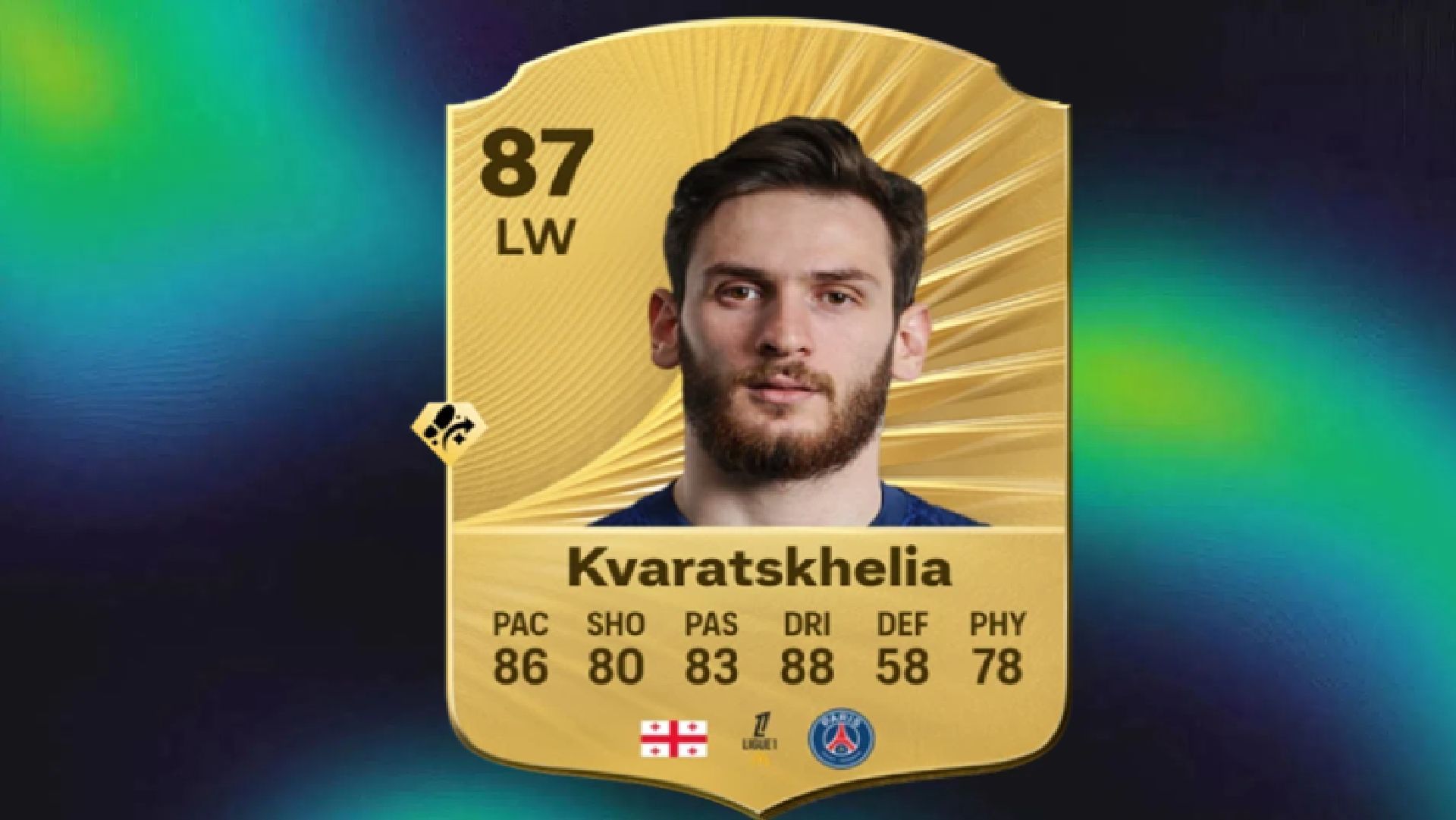 Khvicha Kvaratskhelia is a top-tier dribbler in EA FC 26 (Image via EA Sports)