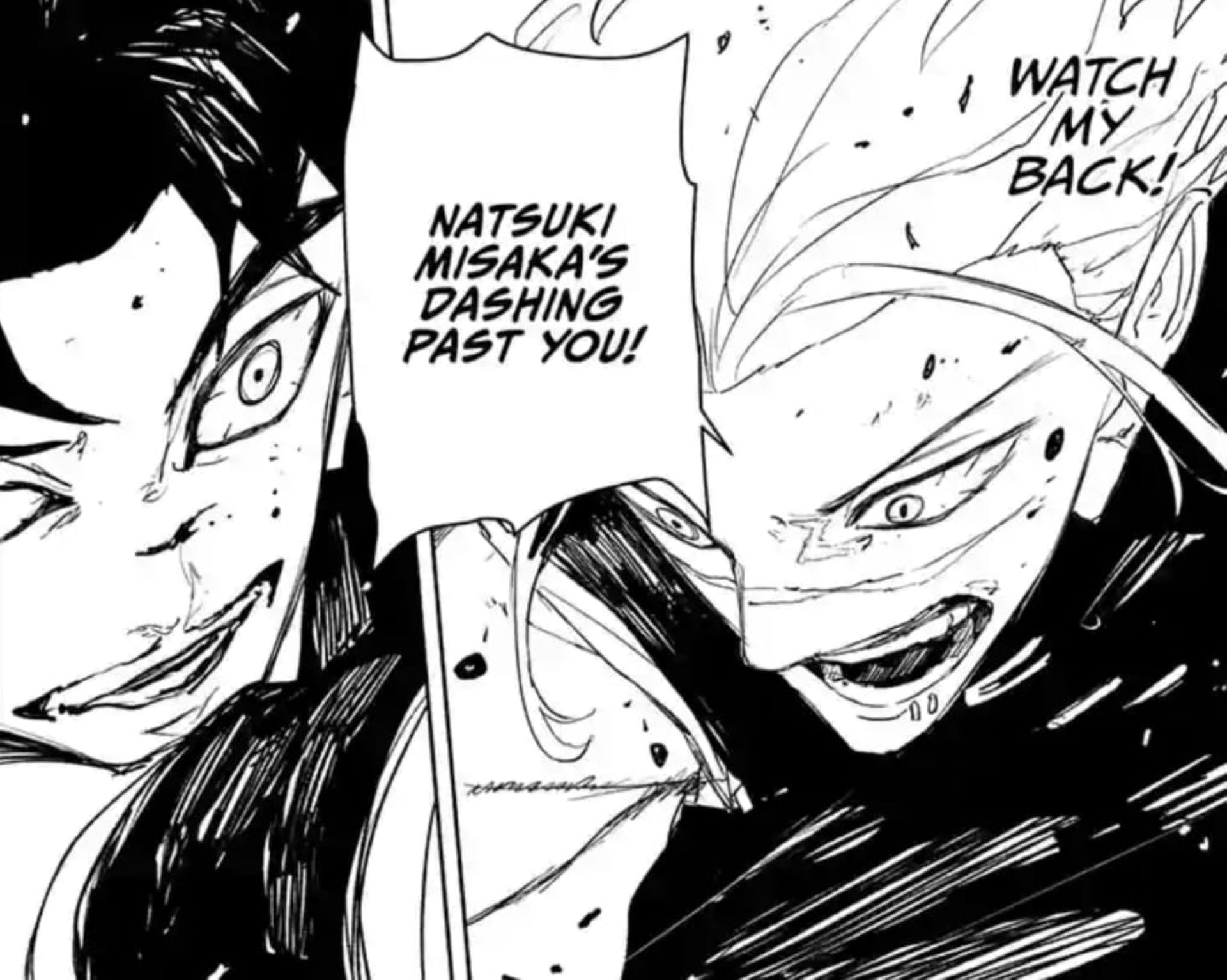 Hokuto vs. Natsuki (Image via Shueisha)