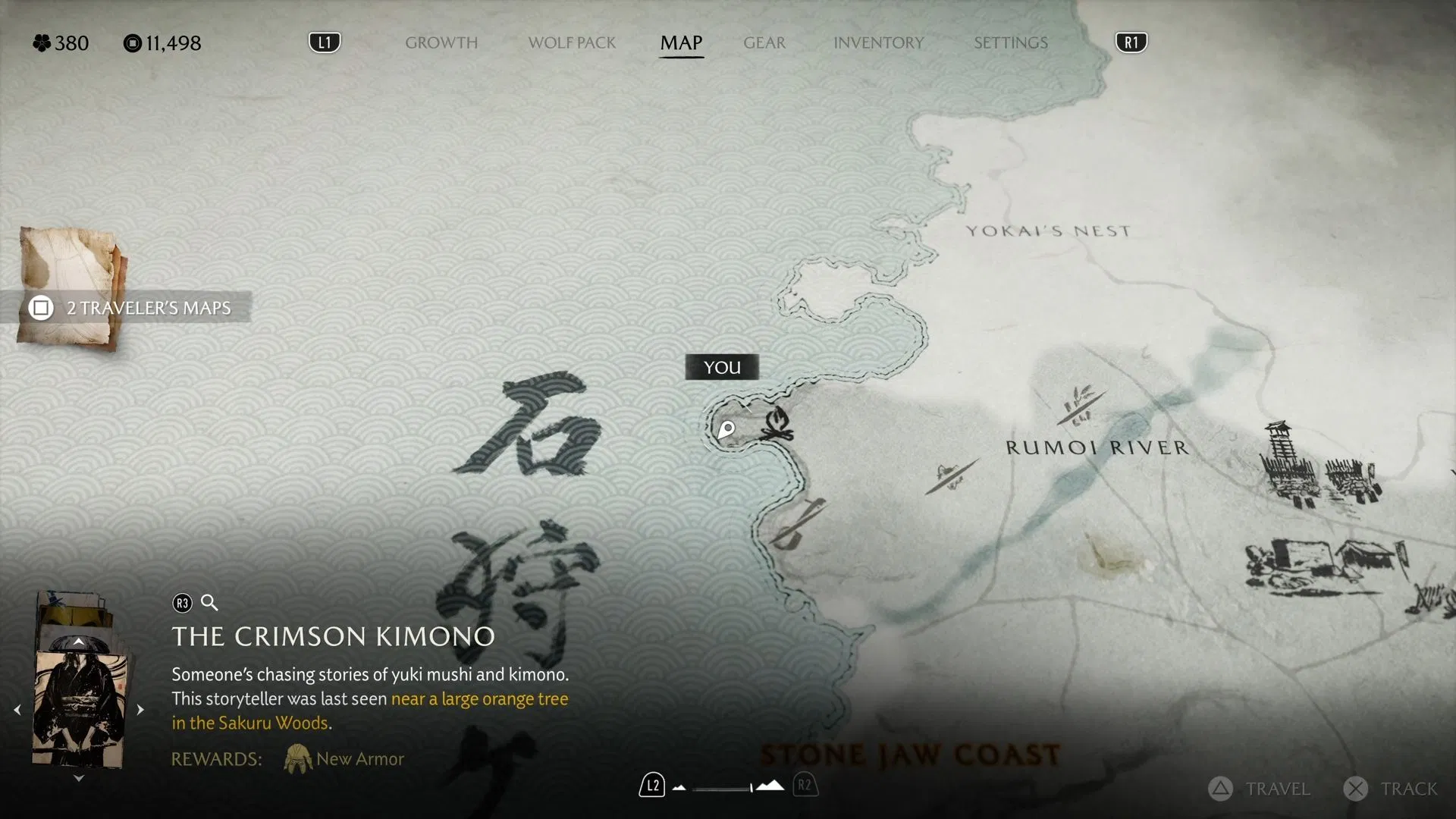 The Undying Samurai lair location (Image via Sportskeeda Gaming / Sucker Punch)