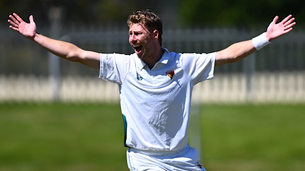 Riley Meredith of Tasmania