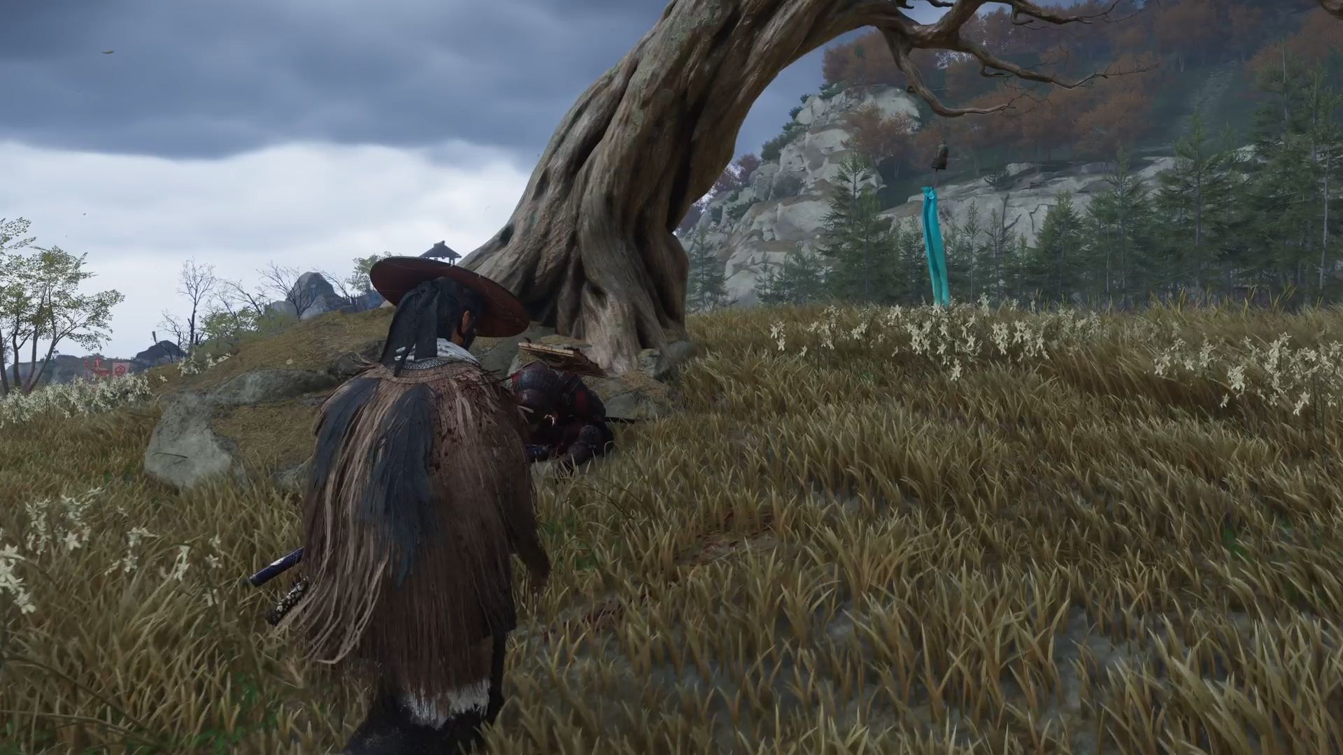 The Undying Samurai legend in Ghost of Yotei (Image via Sportskeeda Gaming / Sucker Punch)