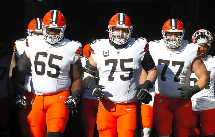 Joel Bitonio and Wyatt Teller, Cleveland Browns