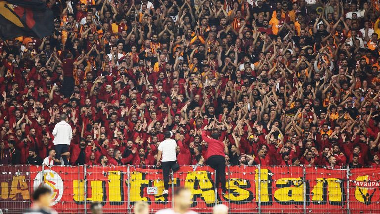 Galatasaray fans. Credit: Getty Images
