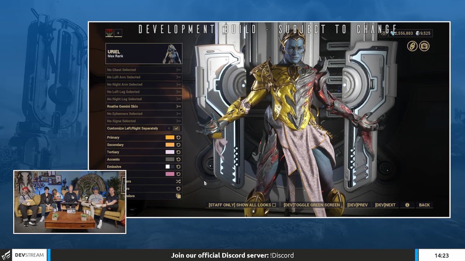 Roathe has some unique cosmetic quirks (Image via Digital Extremes)