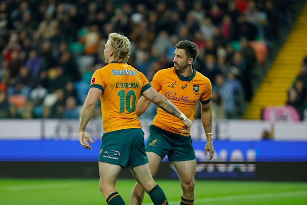 Carter Gordon of Australia celebrates.