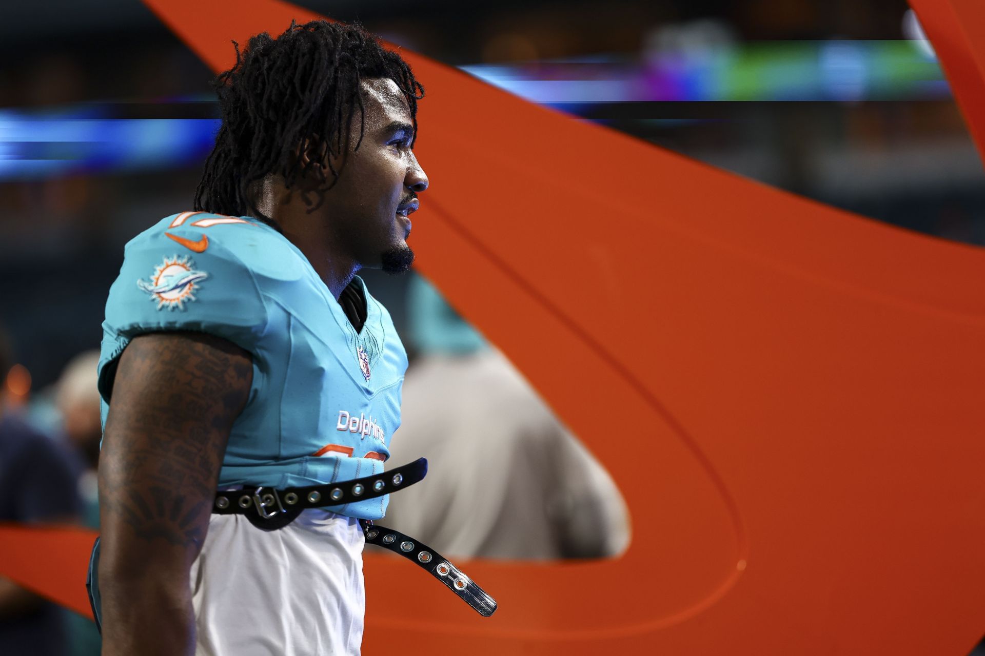 Jaylen Waddle of the Miami Dolphins - NFL 2025 - Source: Getty