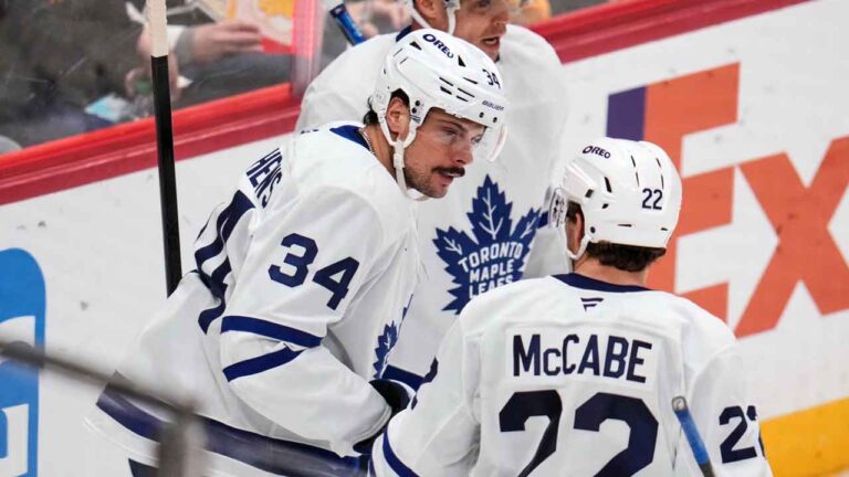 ‘A very long time coming’: Maple Leafs explode for feel-good rout over Penguins