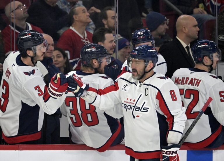 Deadspin | NHL roundup: Alex Ovechkin nets hat trick as Caps hammer Habs