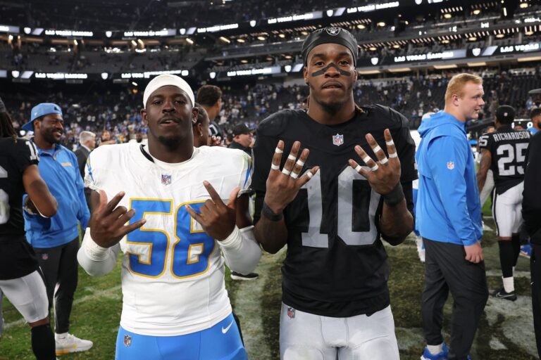 LA Chargers vs. Las Vegas Raiders projected beginning lineup and depth chart for Week 13 | 2025 NFL season