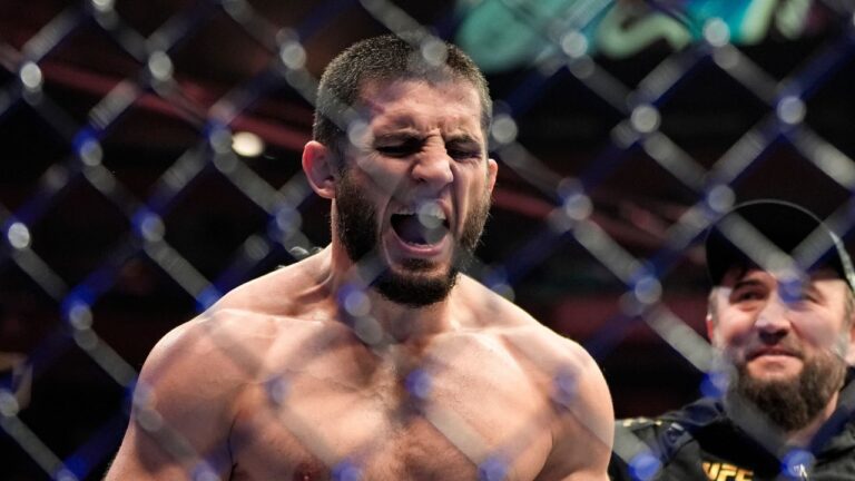 ‘Now, I deliver two’: Double champion Makhachev asserts dominance at UFC 322