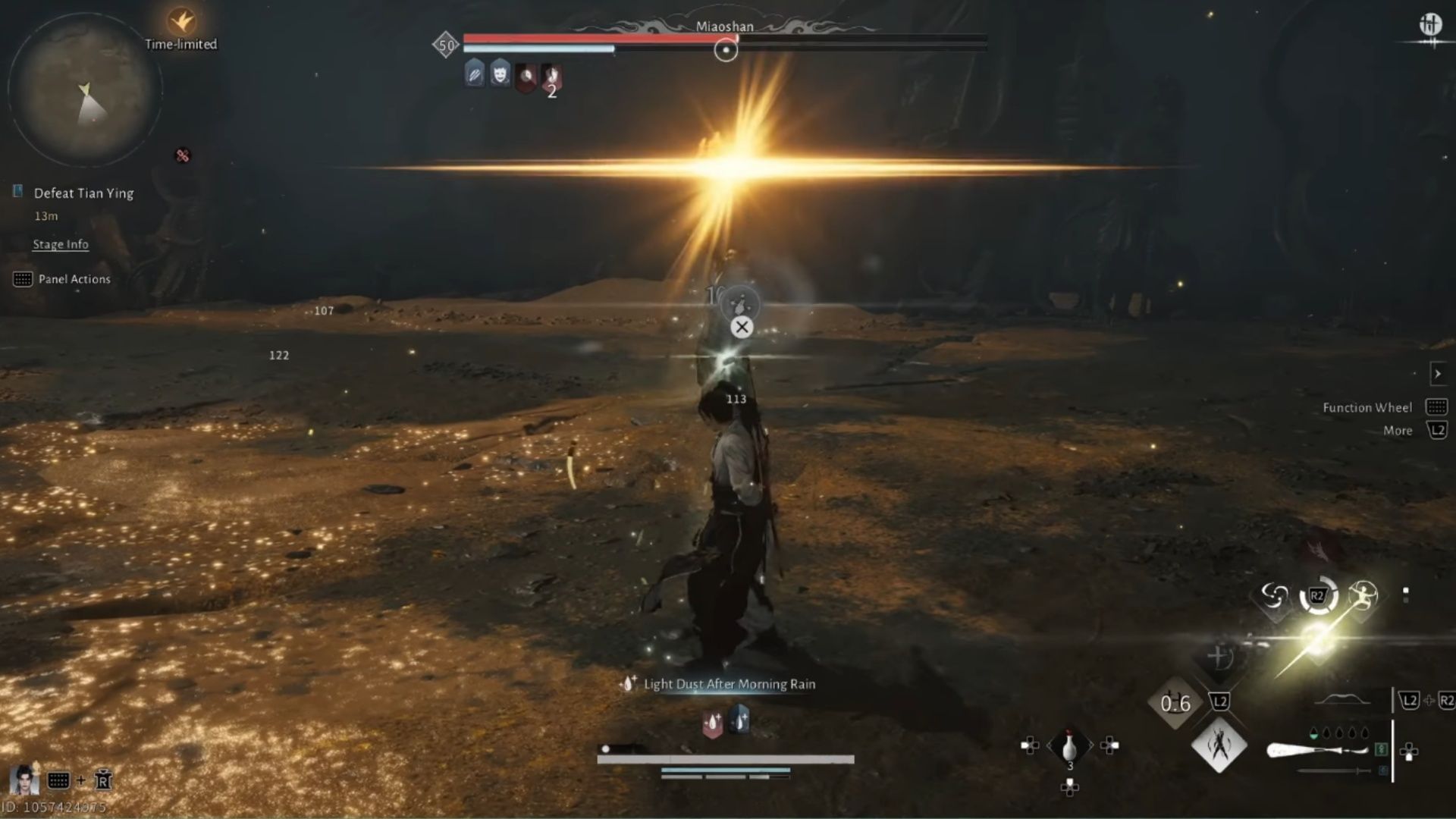 Tian Ying/Miaoshan is easily one of the hardest fights in the game (Image via NetEase/YouTube@GuidingLight)