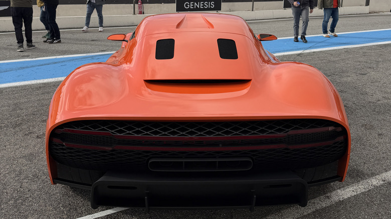 Rear end of the Genesis Magma GT concept