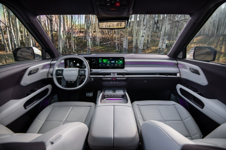 Interior view of a 2027 Kia Telluride