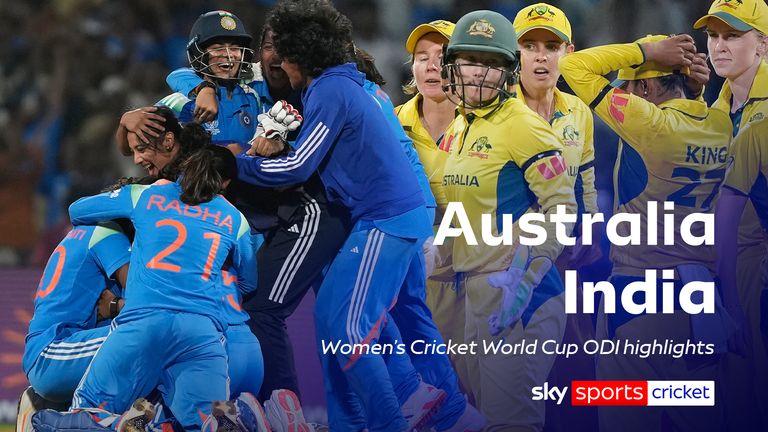 Highlights from Australia's semi-final defeat to India in the Women's Cricket World Cup.