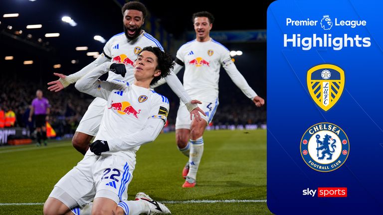 Highlights of the Premier League match between Leeds United and Chelsea.