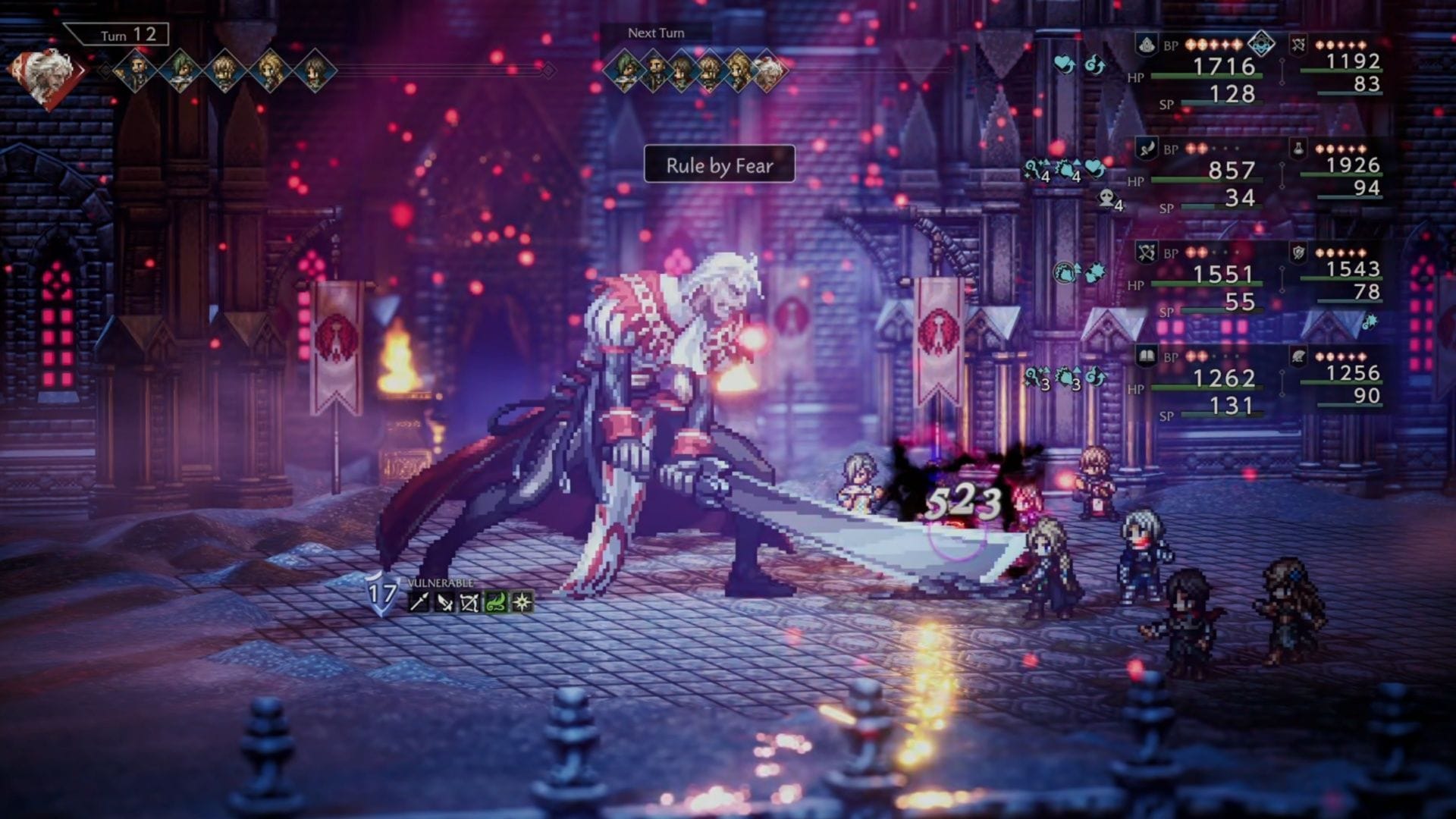 Tytos is all about managing the Terror status effect (Image via Square Enix)