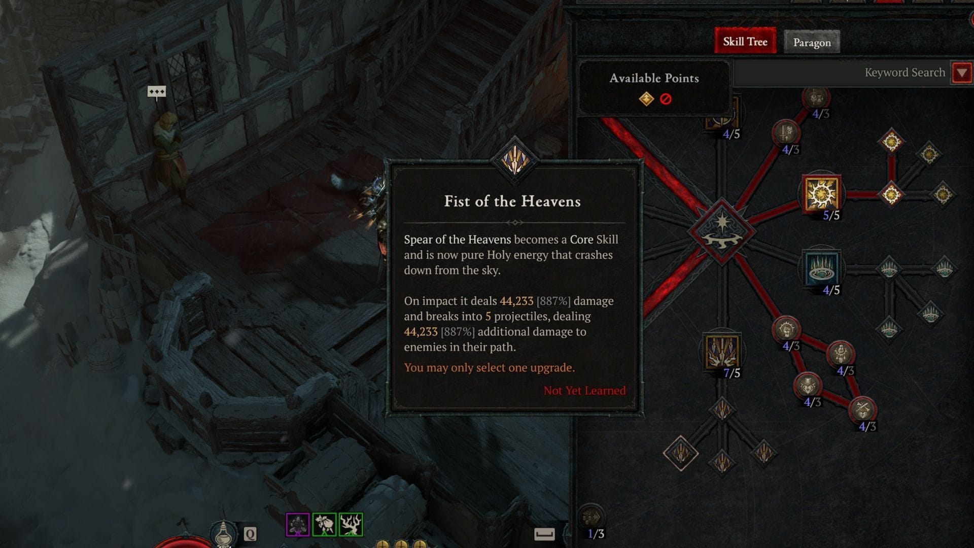 It's all about the power of Fist of Heavens! Just like in Diablo 2 (Image via Blizzard Entertainment)