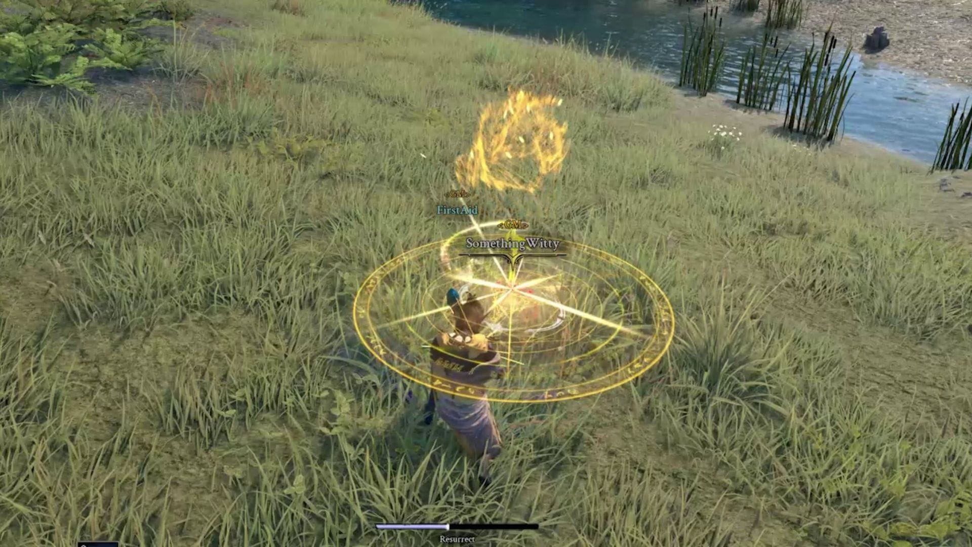 Resurrect Cleric skill in Ashes of Creation (Image via Intrepid Studios)