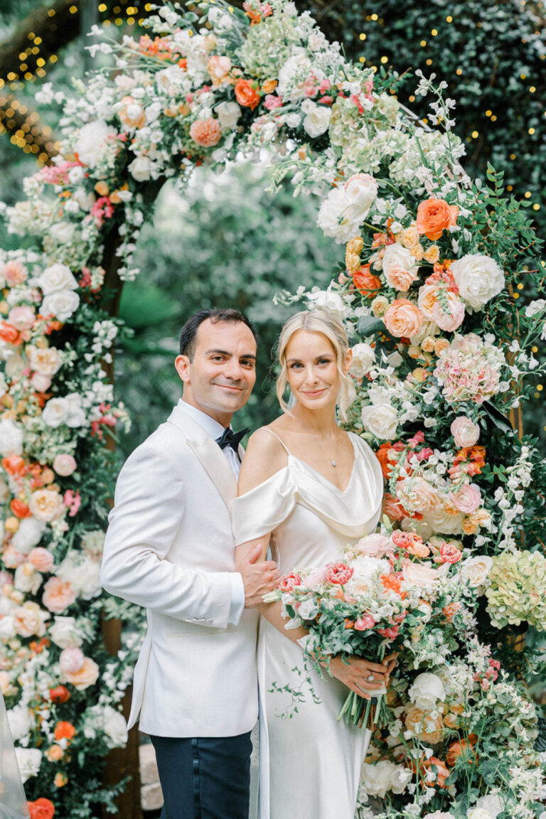 An Enchanted Summer Garden Wedding Designed with Fruits, Florals and Culture