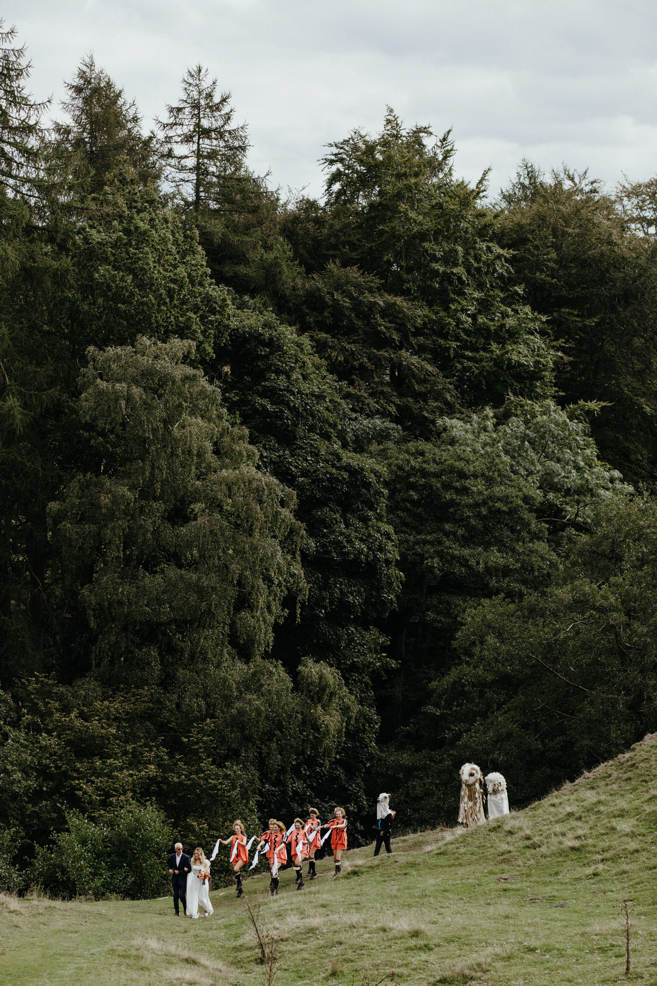 Sarah & Bobby's Nature Inspired, Autumn Equinox Wedding at The Edale Gathering 73 Clover London Bride The Edale Gathering Wedding 45