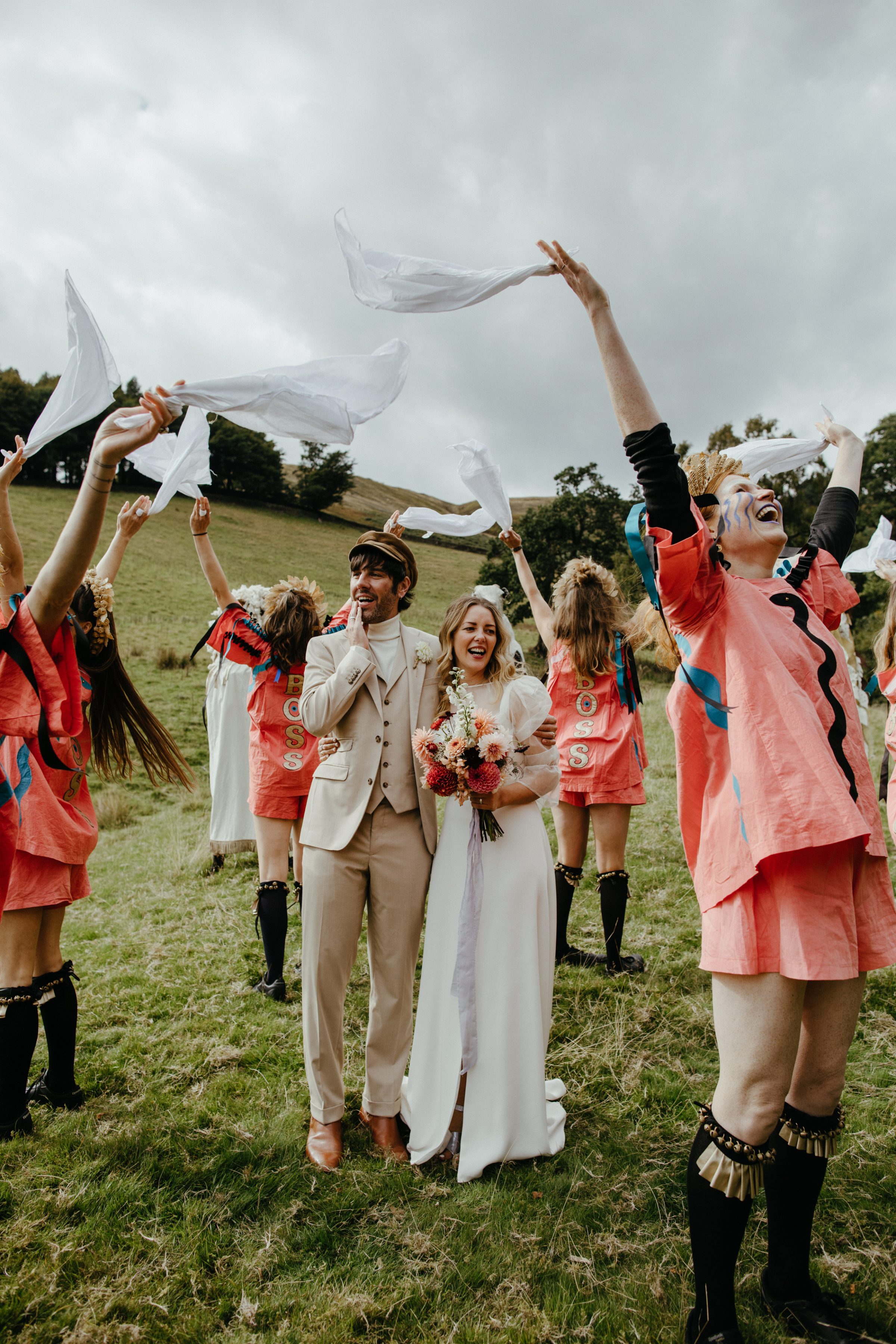 Sarah & Bobby's Nature Inspired, Autumn Equinox Wedding at The Edale Gathering 15 Clover London Bride The Edale Gathering Wedding 71