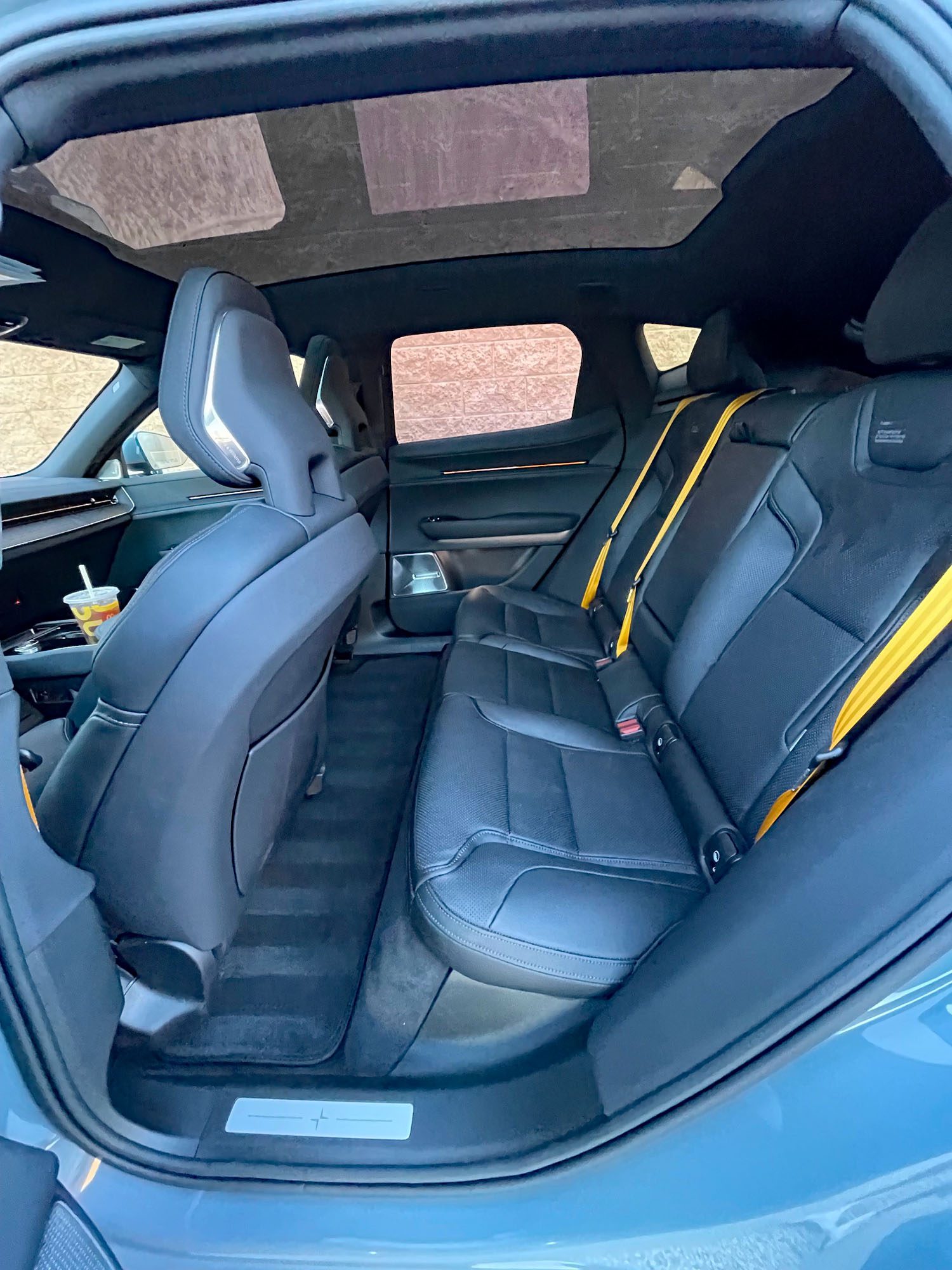 2025 Polestar 3, rear seat, passenger space,