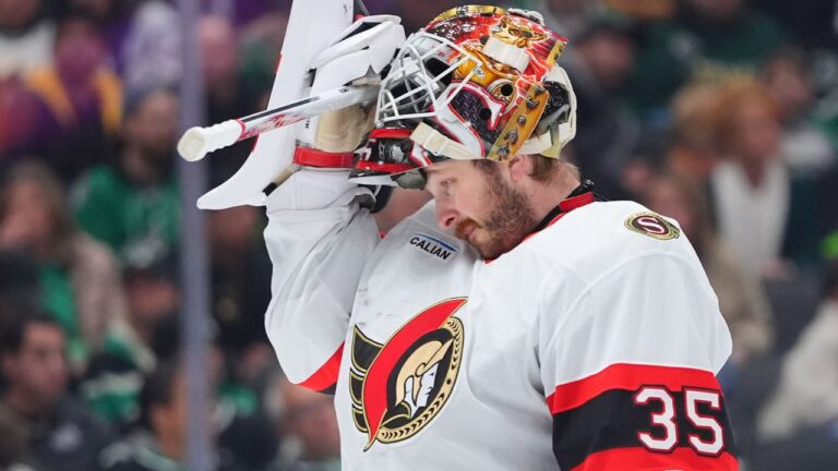Infacet the thoughts of Senators goalie Linus Ullmark