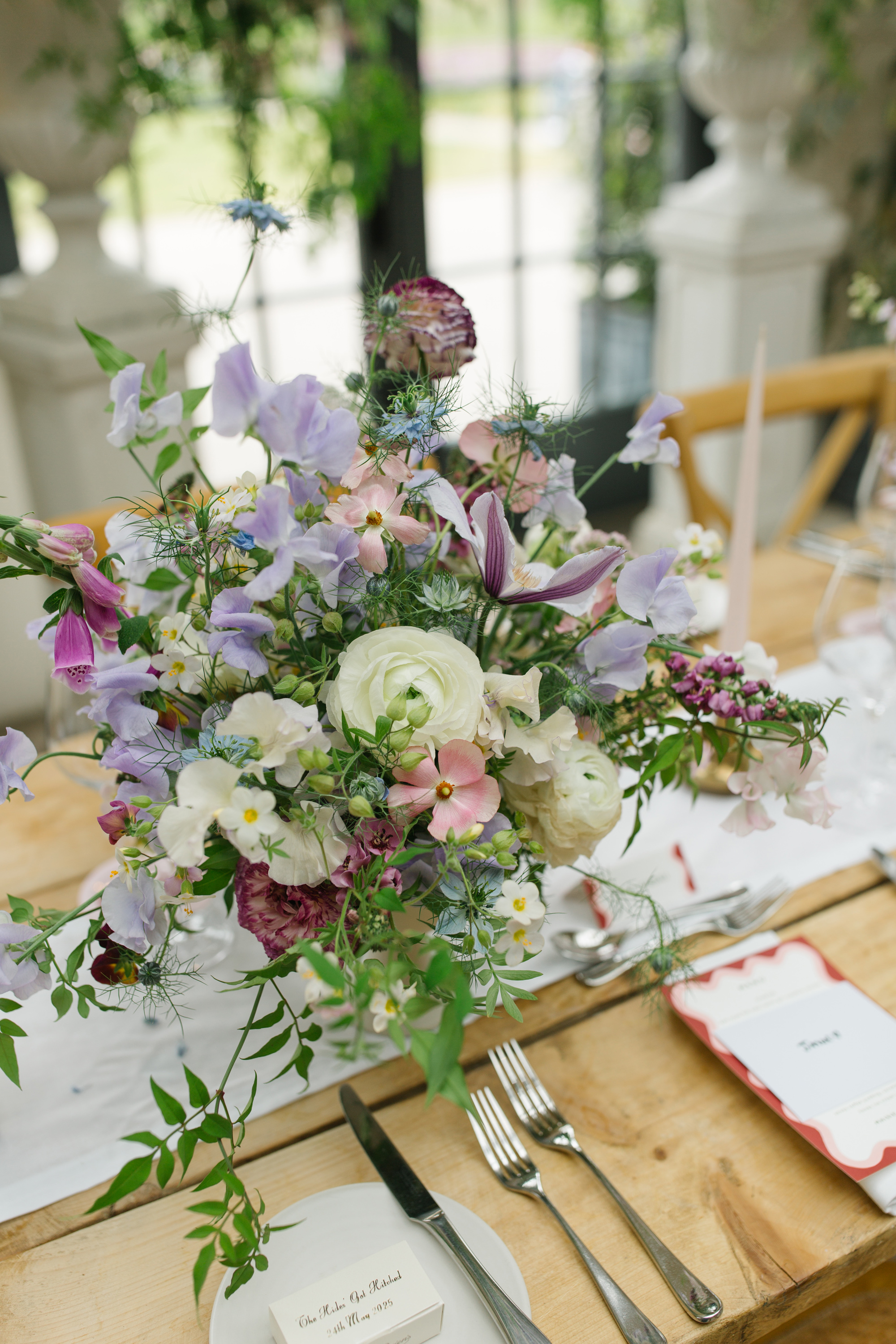 Maisie Wore Jessica Bennett for Her Spring Pastel Flower Filled Wedding at Middleton Lodge 83 Spring Pastel Church Wedding Middleton Lodge Feverfew Florist Nell Mallia Photography37