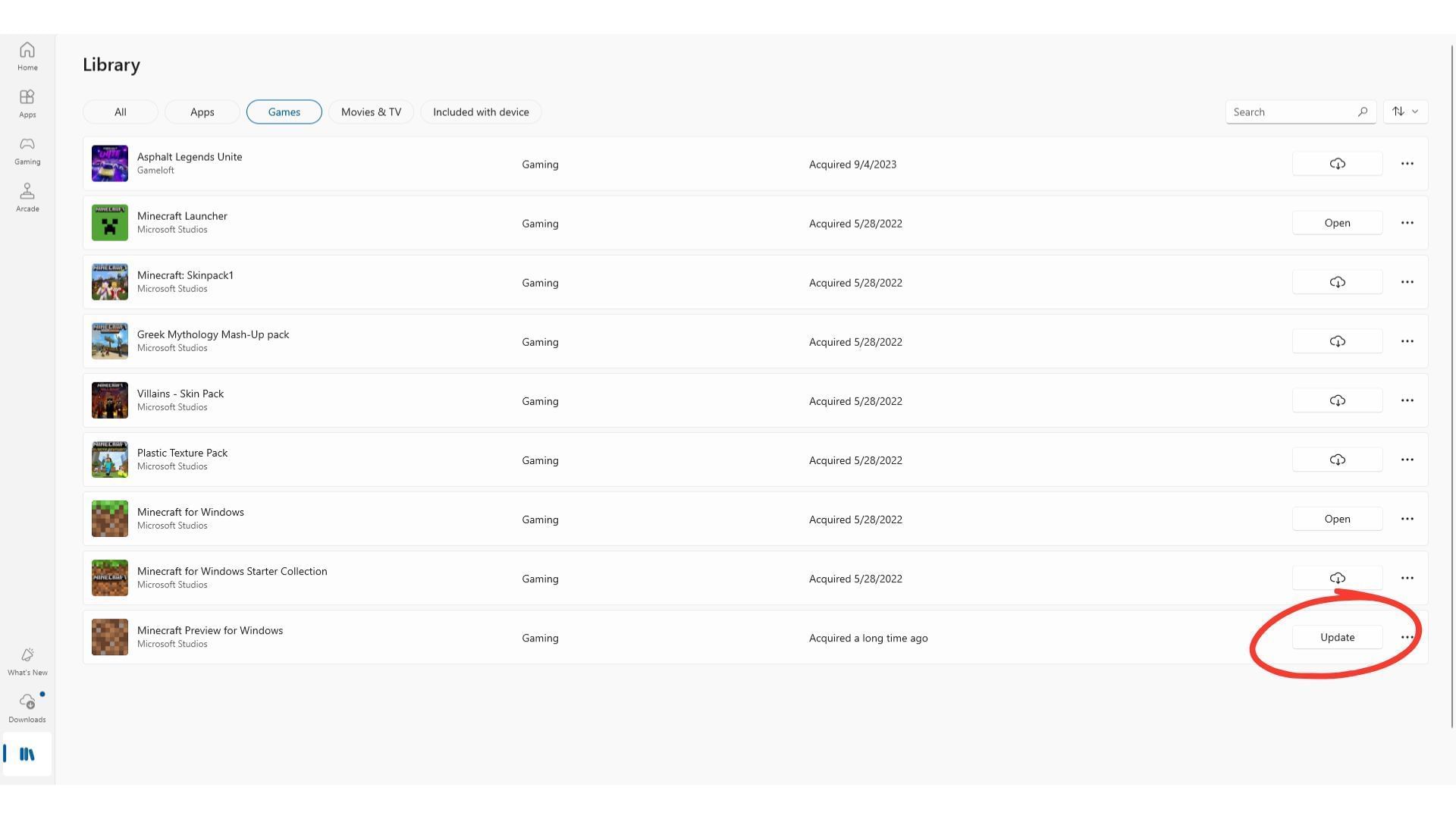 Head over to the Microsoft Store to manually queue the installation of the Minecraft Bedrock 26.0.23 beta and preview (Image via Sportskeeda Gaming || Mojang Studios)