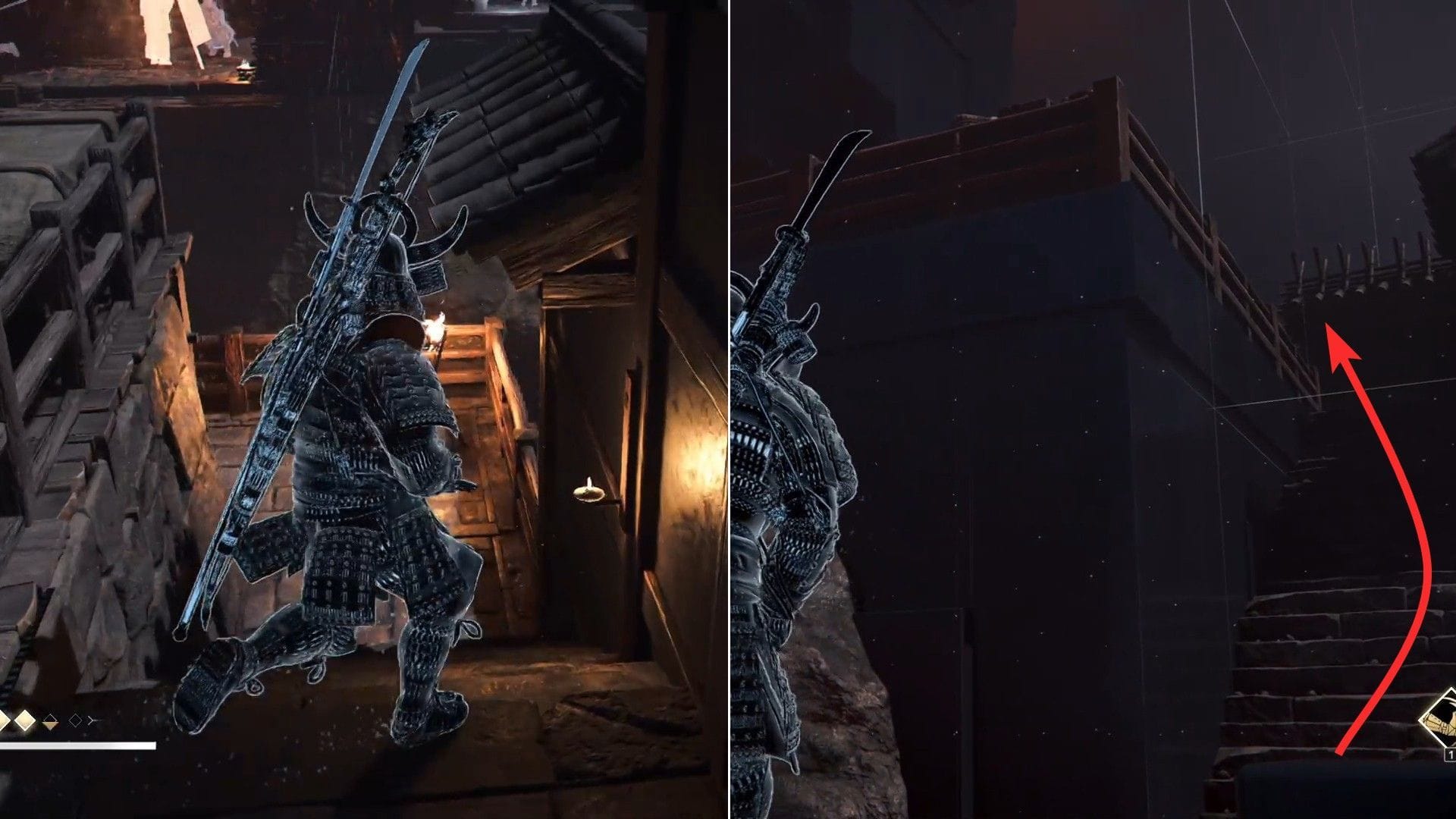 Kill the enemies on the ground and head upstairs (Image via Ubisoft)