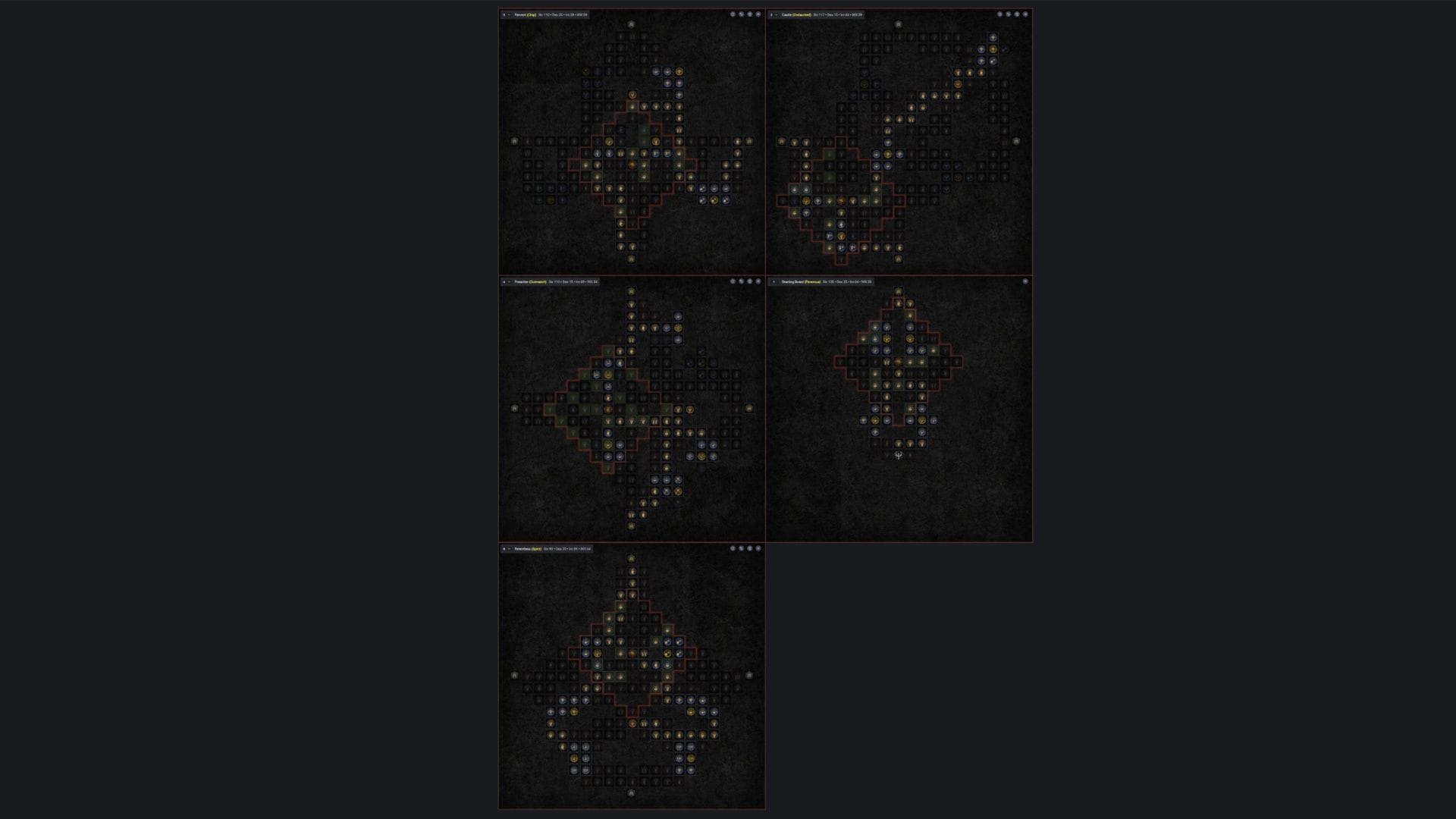 Here are the Paragon Boards we used for this build (Image via Blizzard Entertainment/D4 Builds)