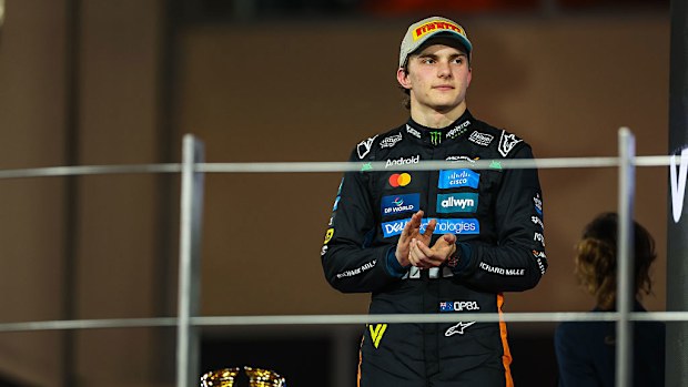 Oscar Piastri finished third in the 2025 Formula 1 drivers' championship.