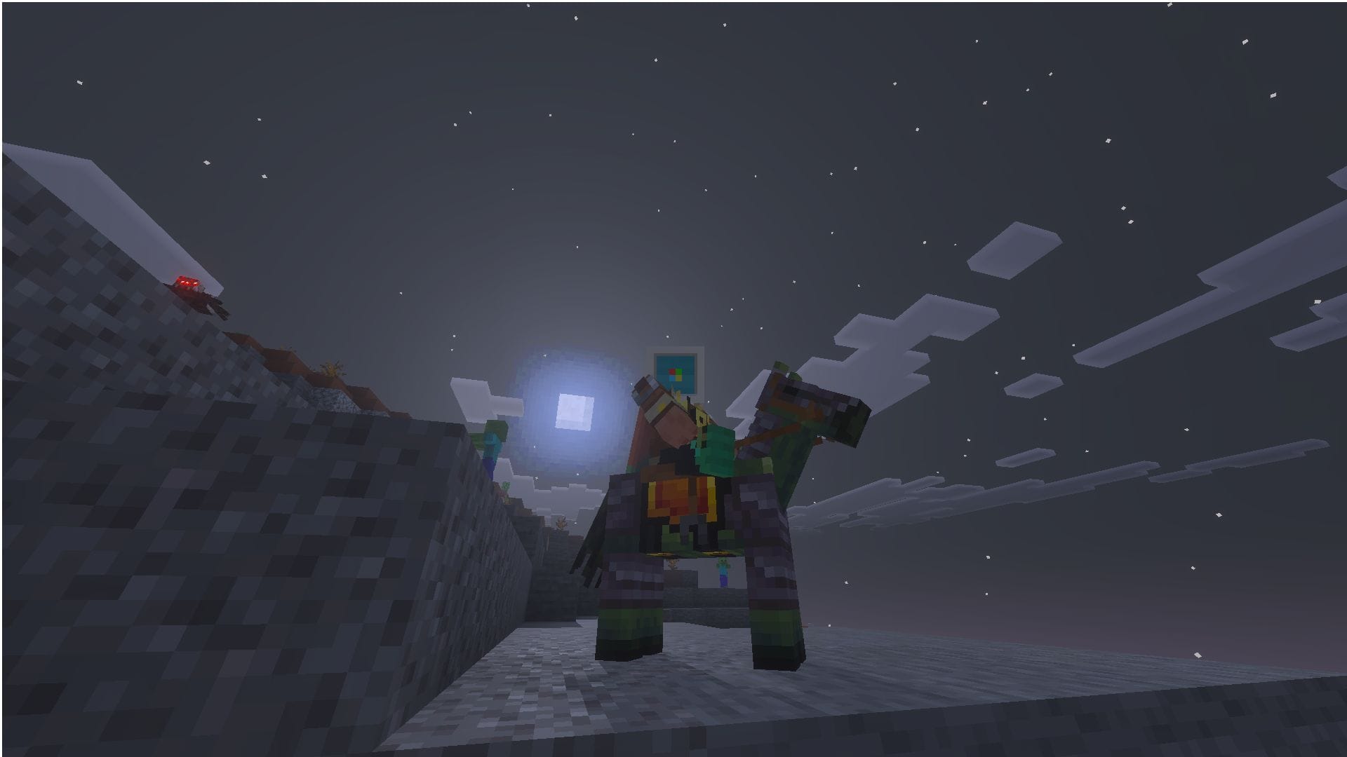 Make your way to the Eshop to get your hands on the Minecraft Bedrock 1.21.131 update (Image via Sportskeeda Gaming || Mojang Studios)