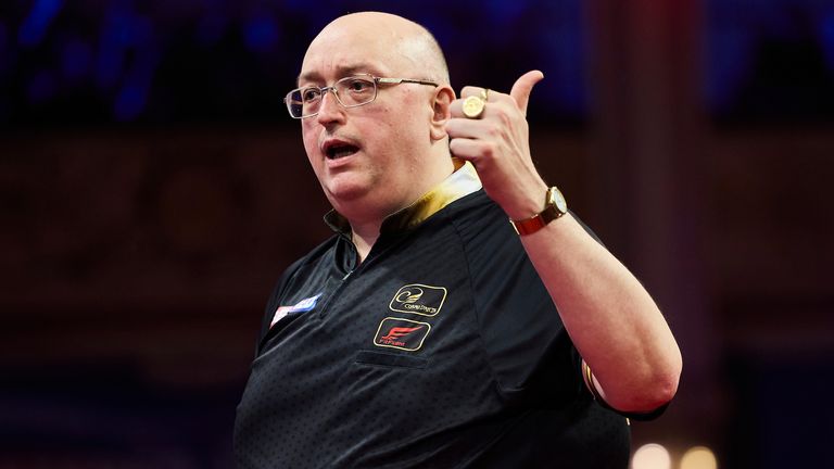 Andrew Gilding at the World Matchplay