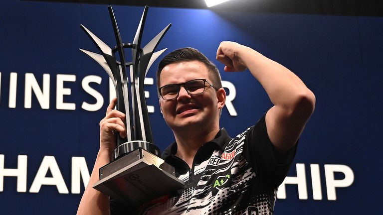 2025 Machineseeker European Championship, Dortmund. Final. Gian van Veen v Luke Humphries. Picture: Michael Cooper