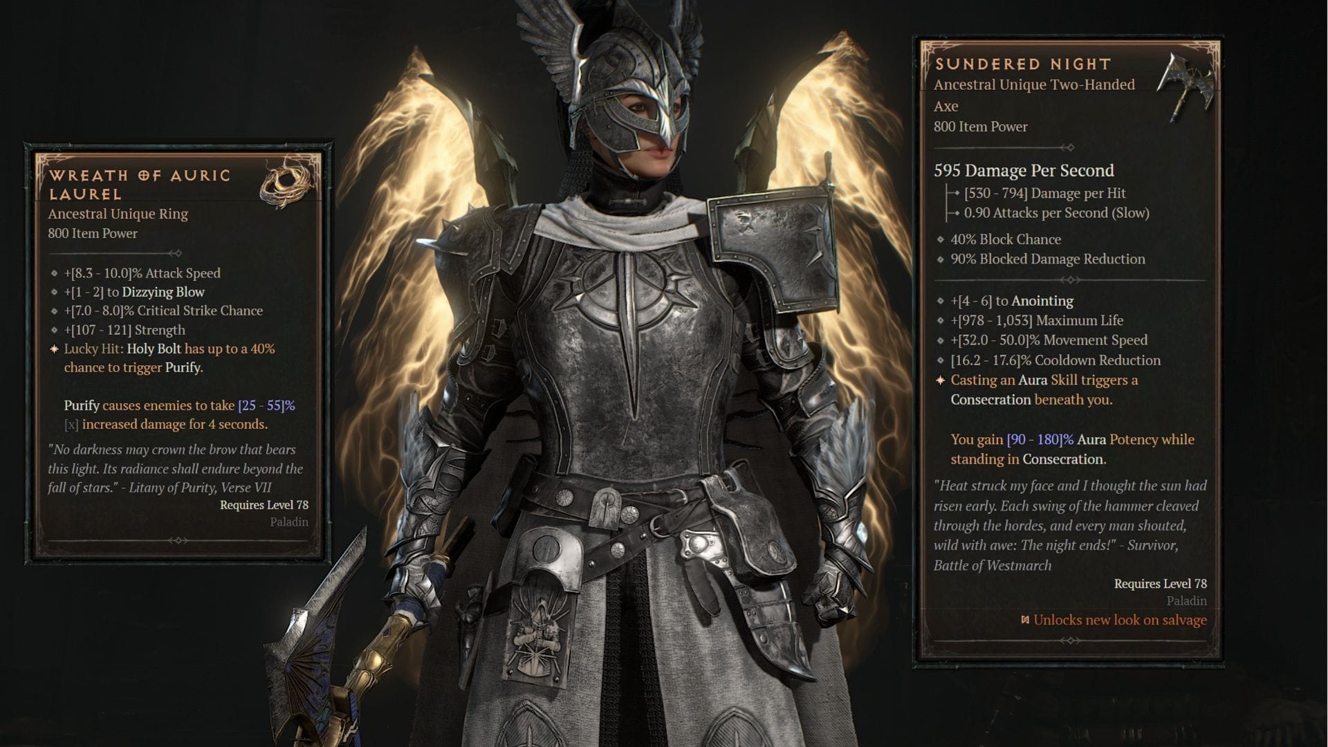 These two Uniques make this build really work (Image via Blizzard Entertainment)