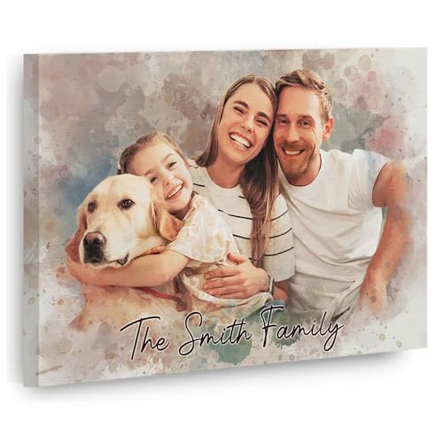 Custom Watercolor Family Portrait