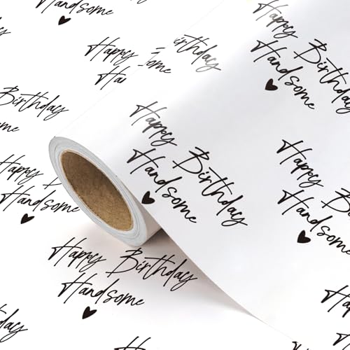 Happy Birthday Handsome Wrapping Paper