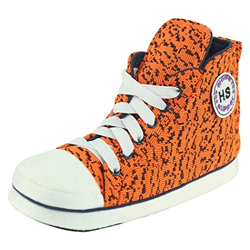 Cozy Orange High Top Slippers