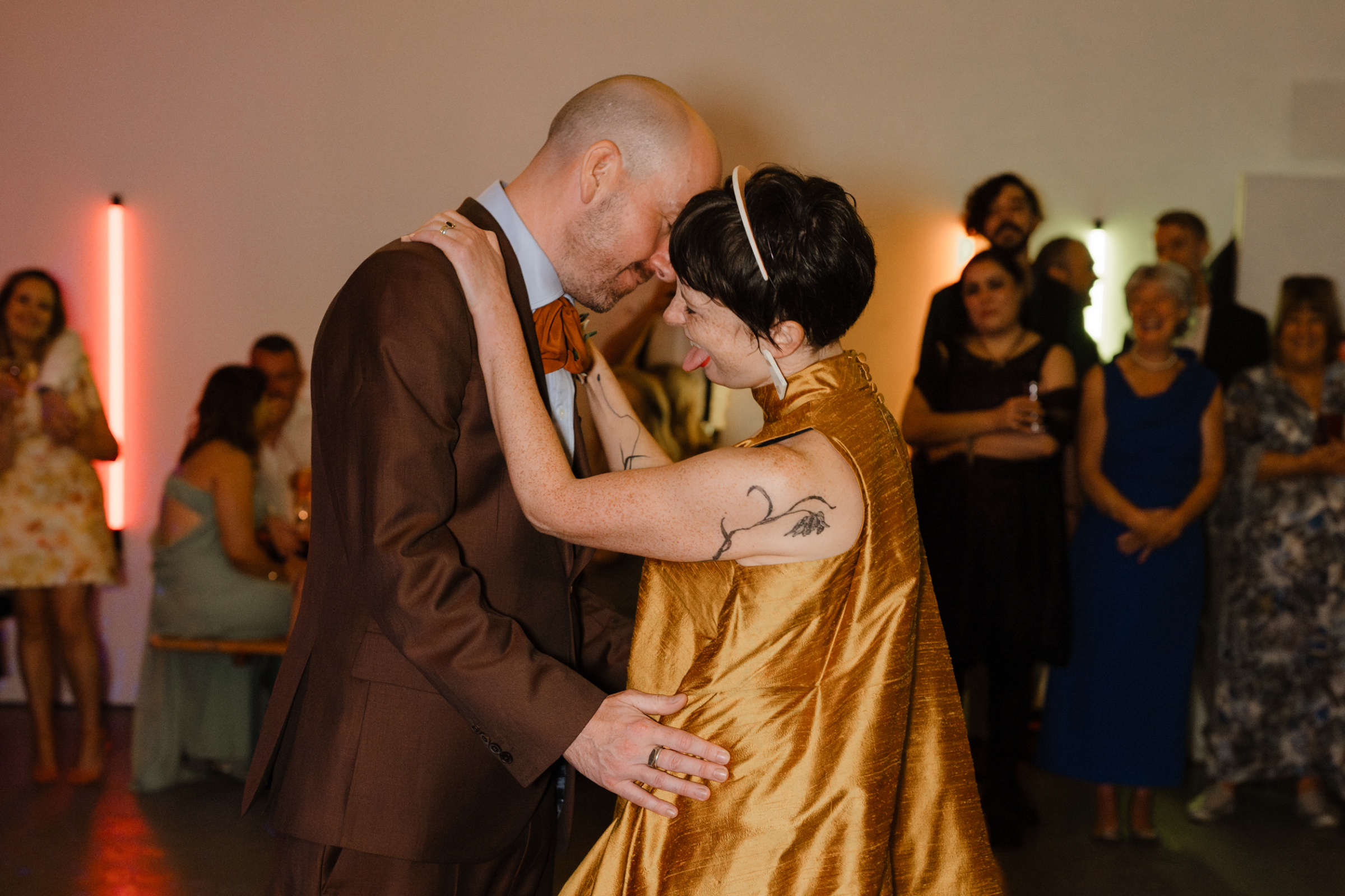 Glasgow Wedding Yellow Dress Caro Weiss Photography 178