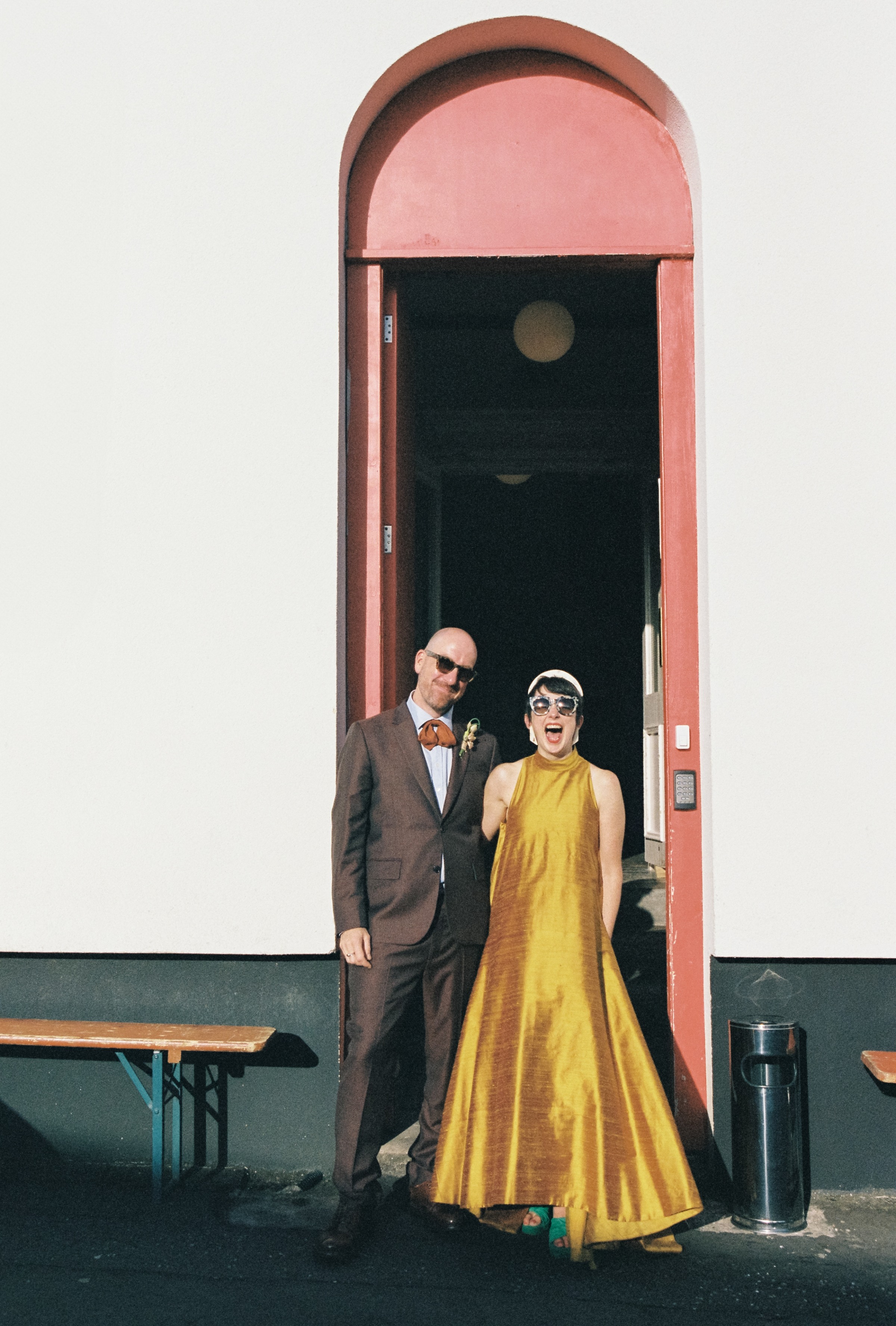 Glasgow Wedding Yellow Dress Caro Weiss Photography 200