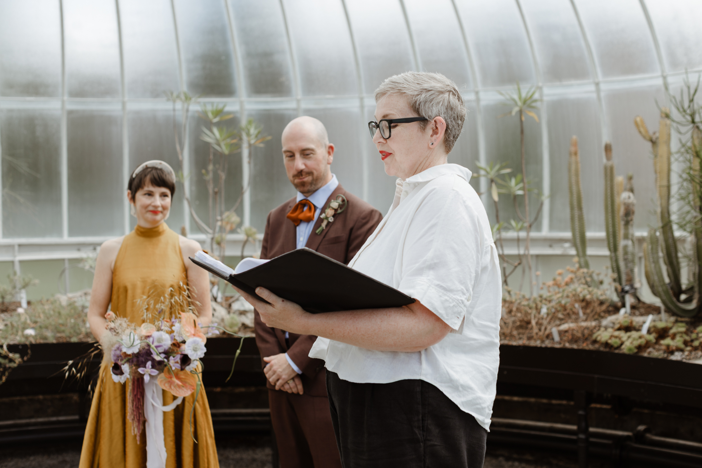 Glasgow Wedding Yellow Dress Caro Weiss Photography 59