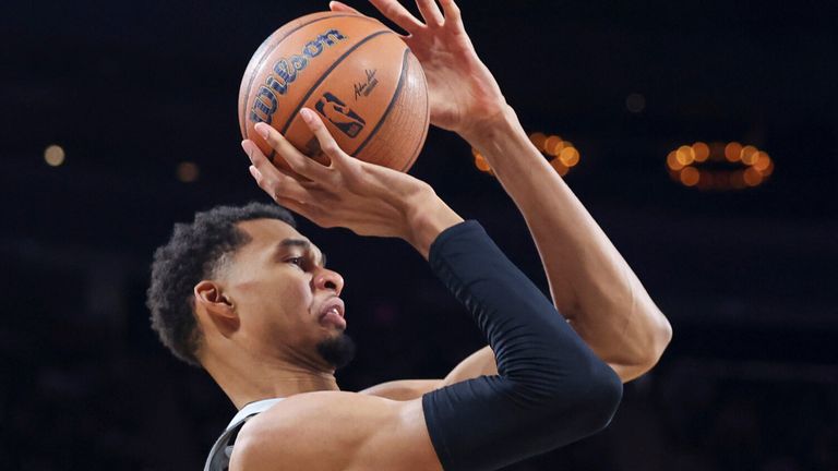 San Antonio Spurs forward Victor Wembanyama (Associated Press)