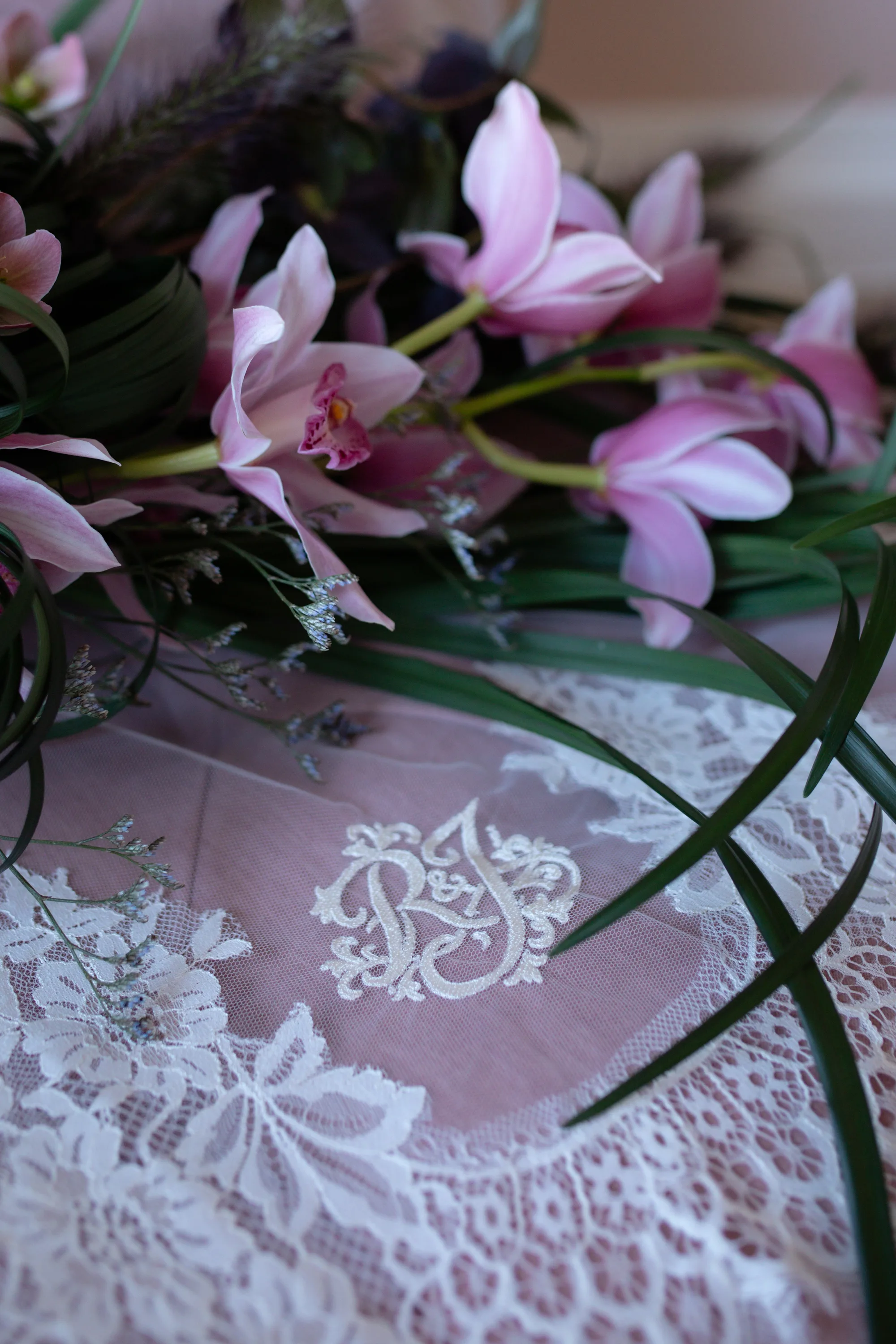 Rebecca Anne Designs embroidered wedding veils 1