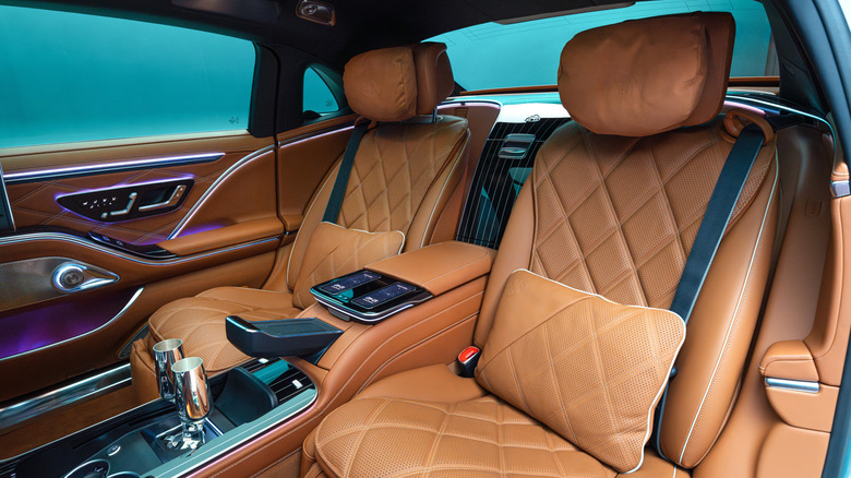 2027 Mercedes-Maybach S-Class rear seats