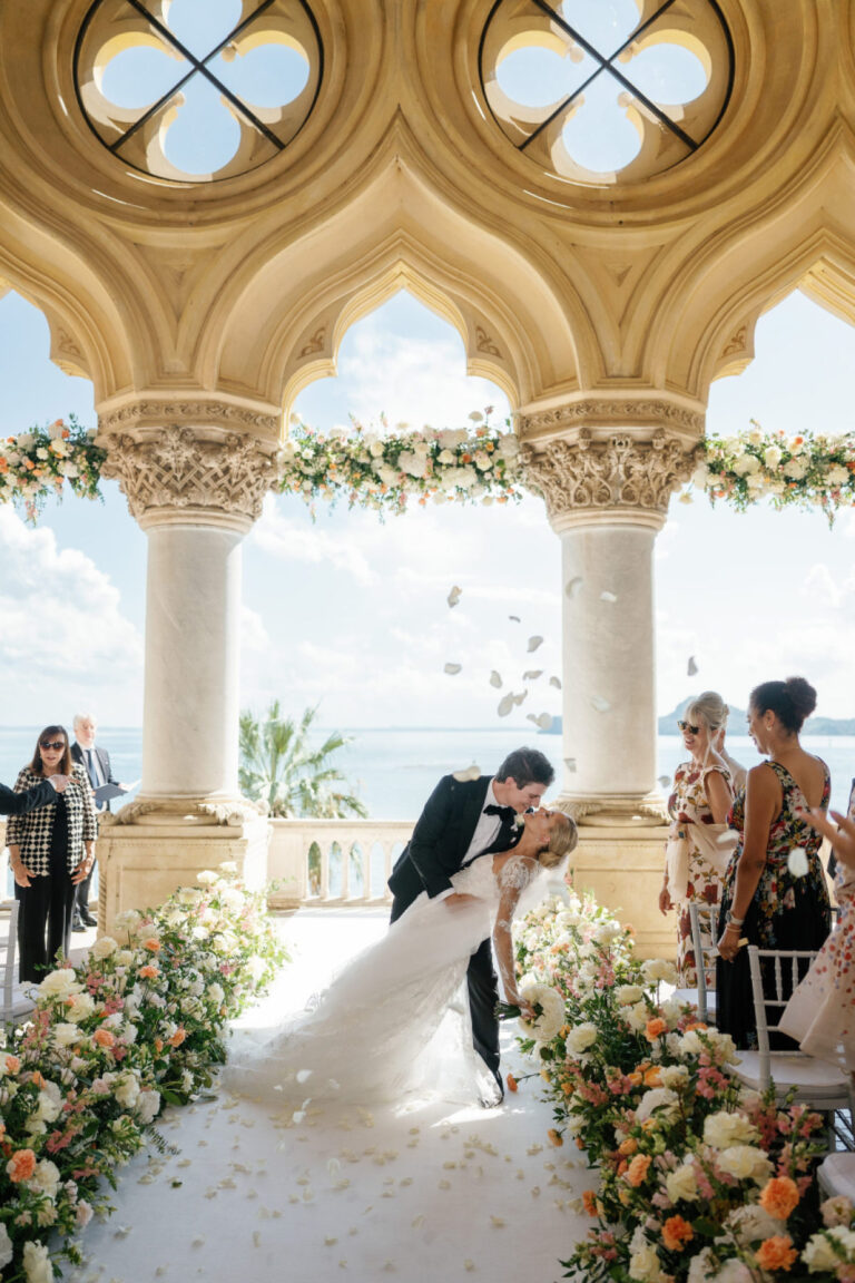 A Timeless Wedding at Torre San Marco on Isola del Garda with Candlelit Italian Elegance
