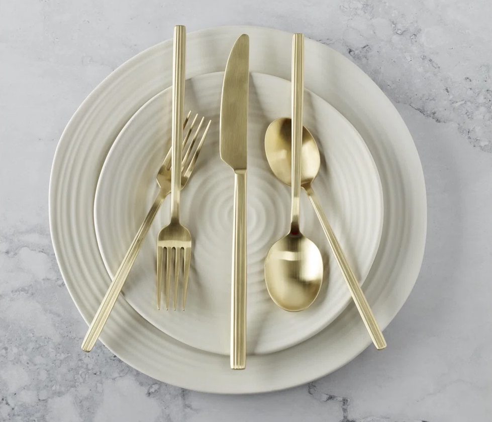 Gold Flatware