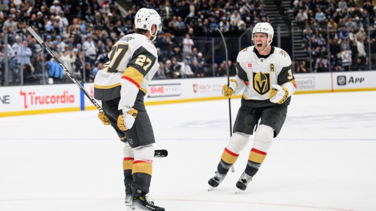 Golden Knights bounce again from reversed OT winner to beat Mammoth